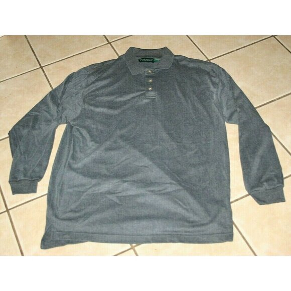 Harve Benard shirt mens 2XL Holtzman long sleeve button up collar dress gray - Picture 1 of 8